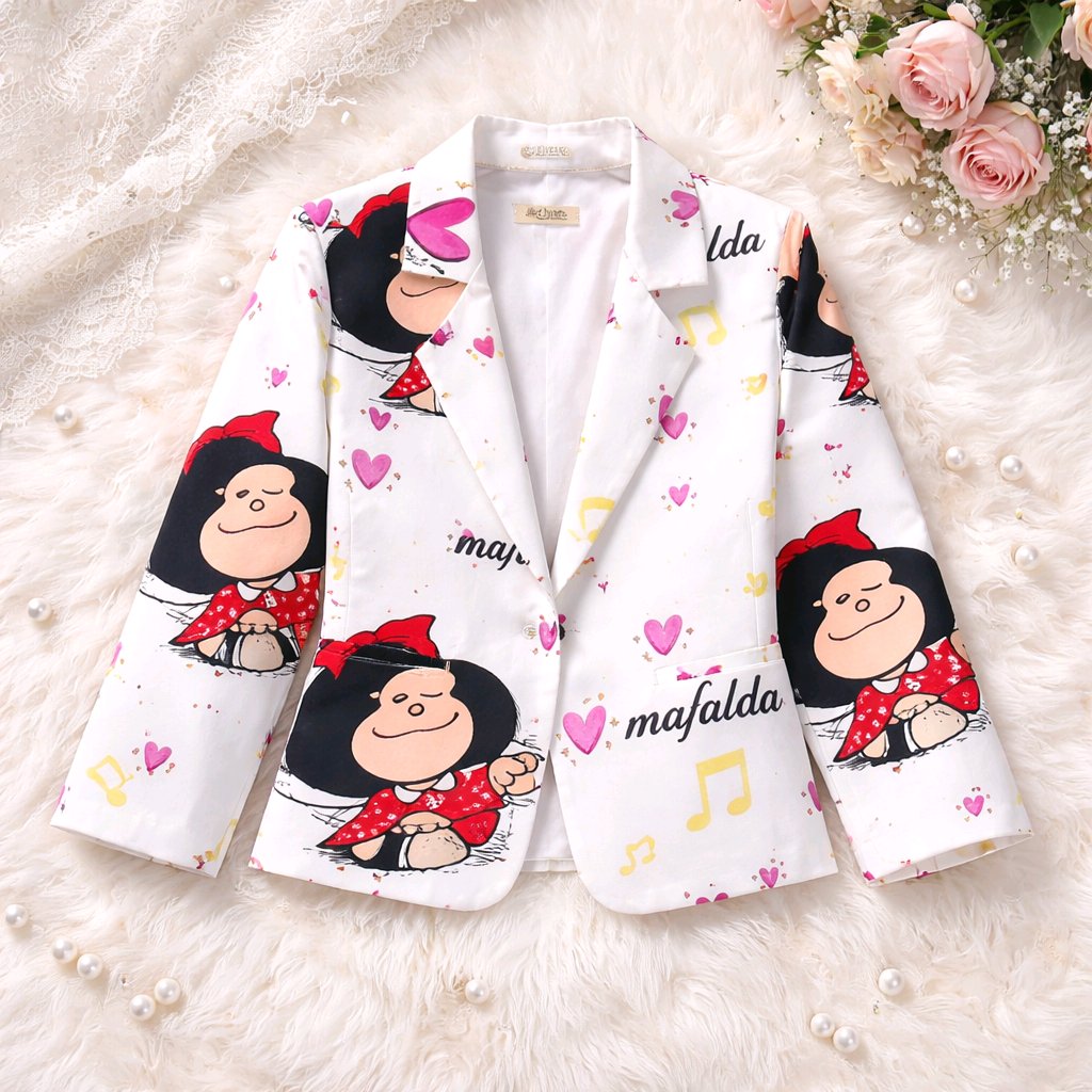 Blazer sublimado, Mafalda Blanco